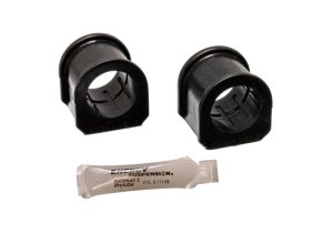 Ford Mustang Sway Bar Bushing Set - Front - Energy Suspension - 1-1/4in Diameter, Reuse Factory Brackets - Black - `79-`02